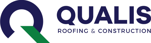 Quaalis roofing & construction logo specializing in residential roofing.